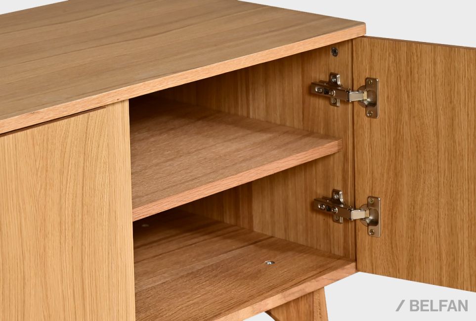 Тумба "Элва" D-3 массив и шпон дуба 6