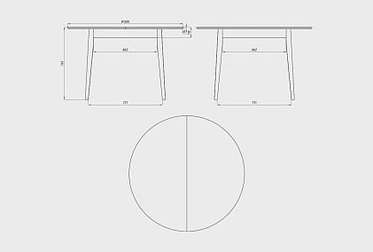 Стол обеденный "Ирвинг" 3 (раскладной)
