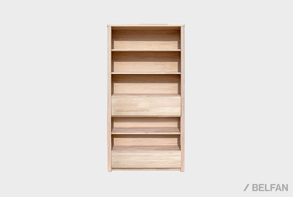 Стеллаж "Норд" (с ящиками) массив дуба 2