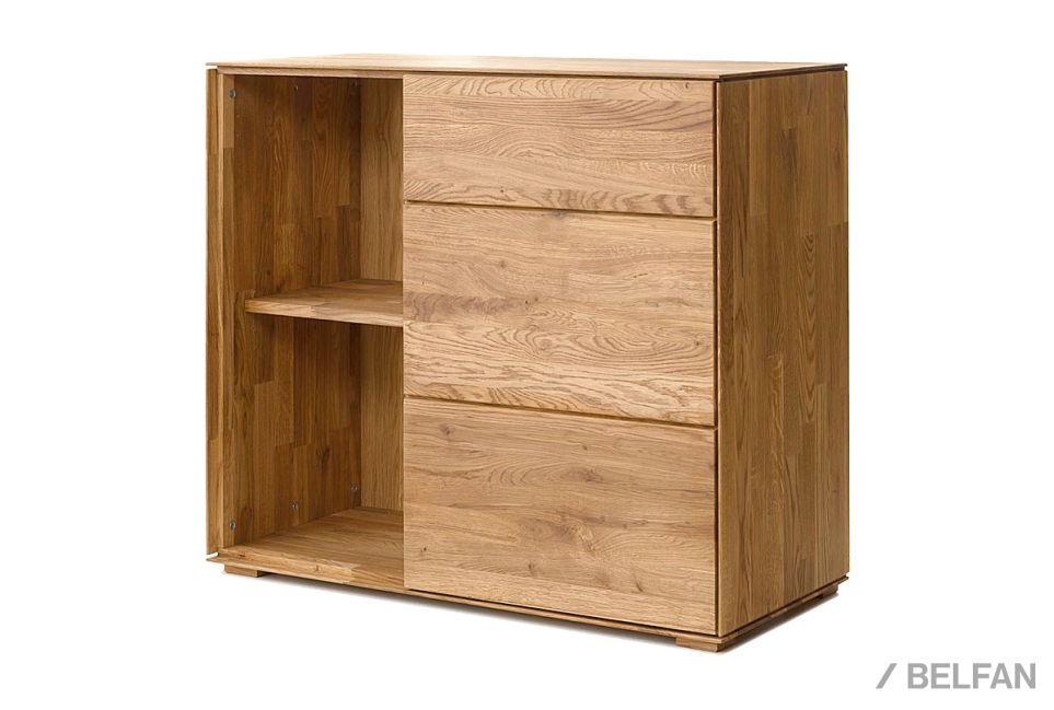 Тумба "Гринвуд" 2 (с нишей) массив дуба 14