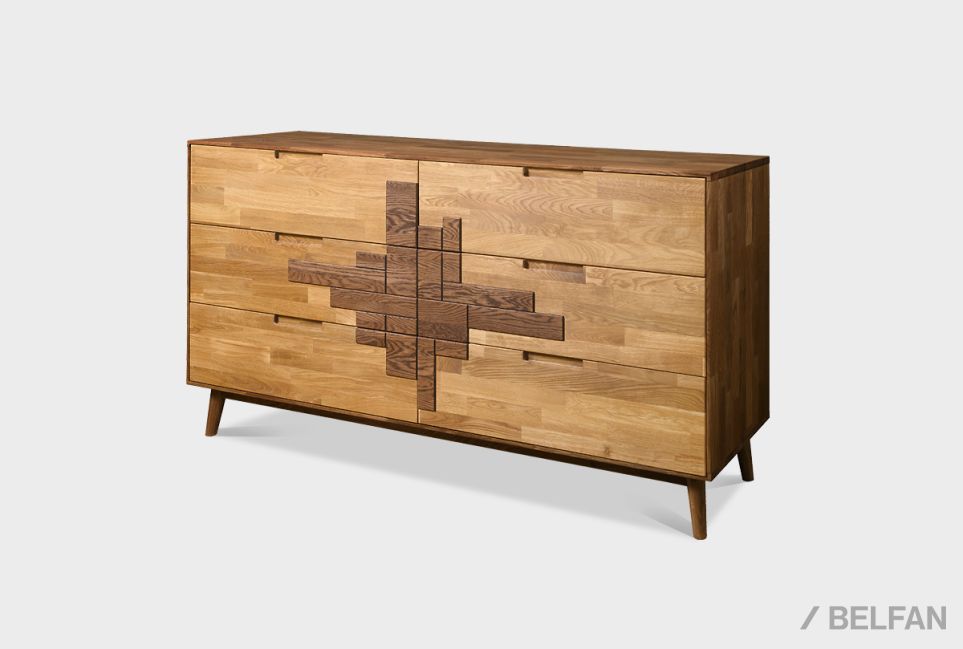 Комод "Ирвинг Дизайн" 4 массив дуба 1