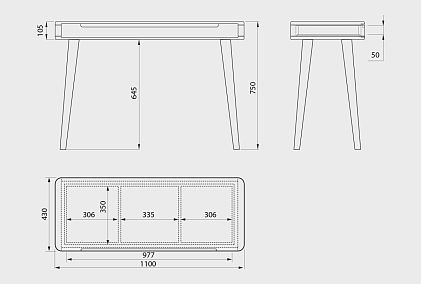 Стол туалетный "Ирвинг"