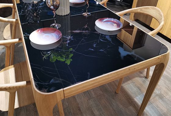 Стол обеденный "Бергамо" массив дуба 8