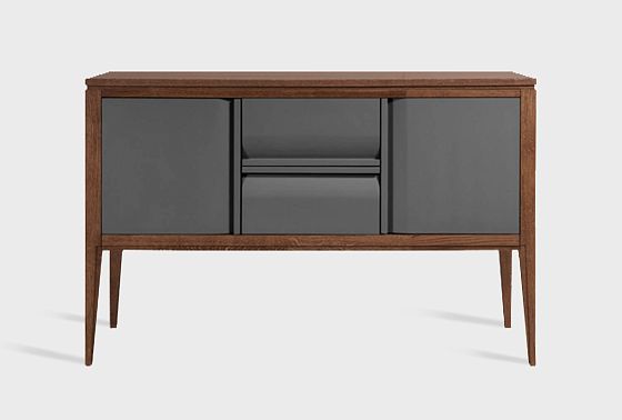 Тумба «Дакота» 3 (с ящиками) массив и шпон дуба, МДФ 3