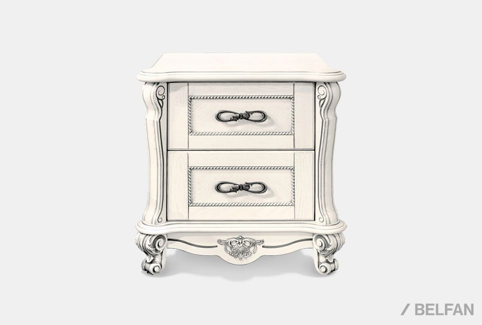 Тумба прикроватная "Алези" массив и шпон дуба 1