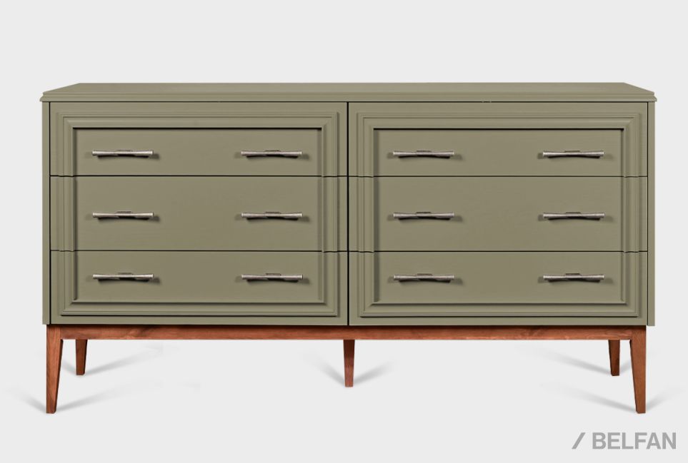 Комод "Сакраменто" 6 массив и шпон дуба, МДФ 1