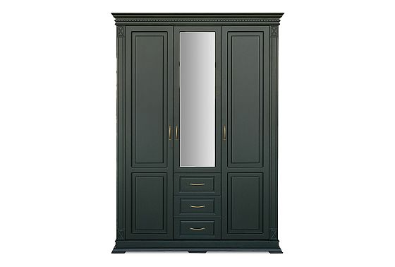 Шкаф 3-х дверный "Верди Люкс" массив и шпон дуба 5