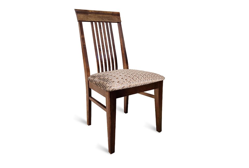 Стул "Престиж"; ГМ 3037; беловежский орех; Monalisa Kom 2393 Champagne