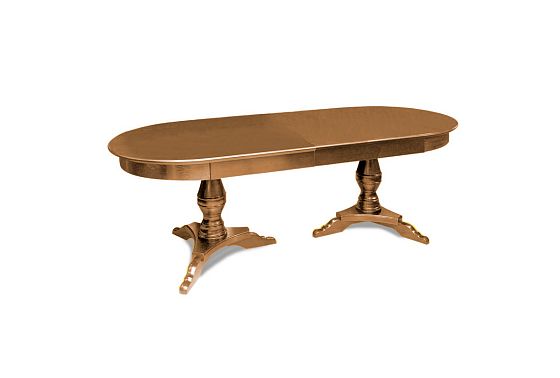 Стол обеденный "Полонез" 41/01 массив и шпон дуба 2