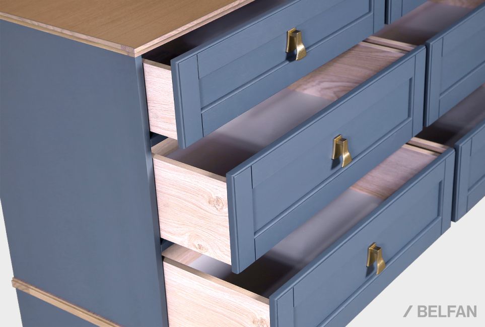 Комод "Стюарт" 6 массив и шпон дуба 5