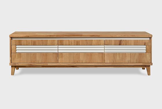 Тумба под ТВ "Уоллстрит" 170 массив дуба, МДФ 6