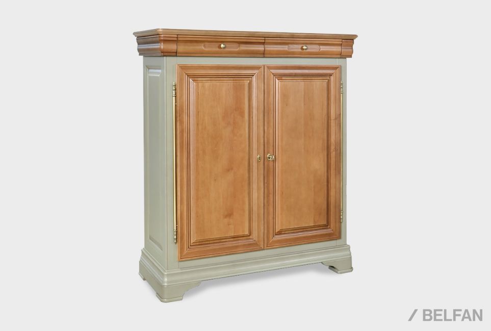 Тумба высокая "Оливия" (фасады) массив и шпон ольхи 2