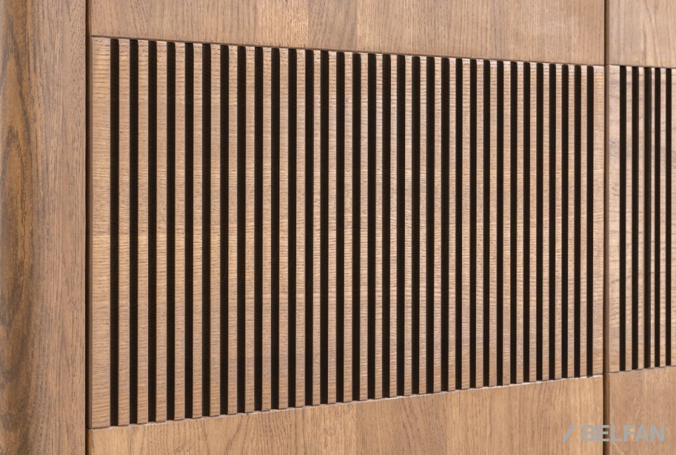 Шкаф для одежды 3-х дверный "Бергамо" массив дуба 4