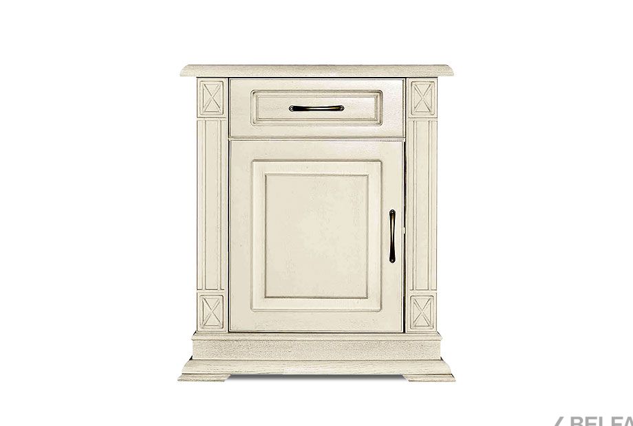 Тумба 1-но дв. "Верди Люкс 1" массив и шпон дуба 2