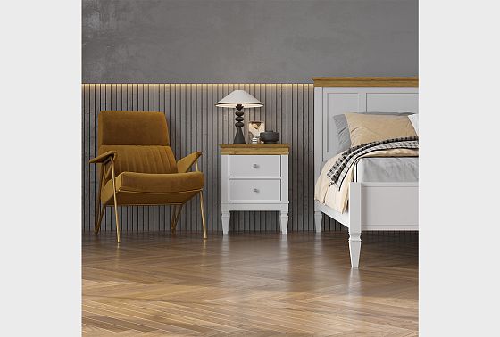 Тумба прикроватная "Ольса-С" 02 массив сосны 6