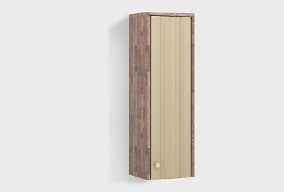 Шкаф настенный "Меридиан" (правый); *А-017.17; к-торфяной дуб, ф-мускат