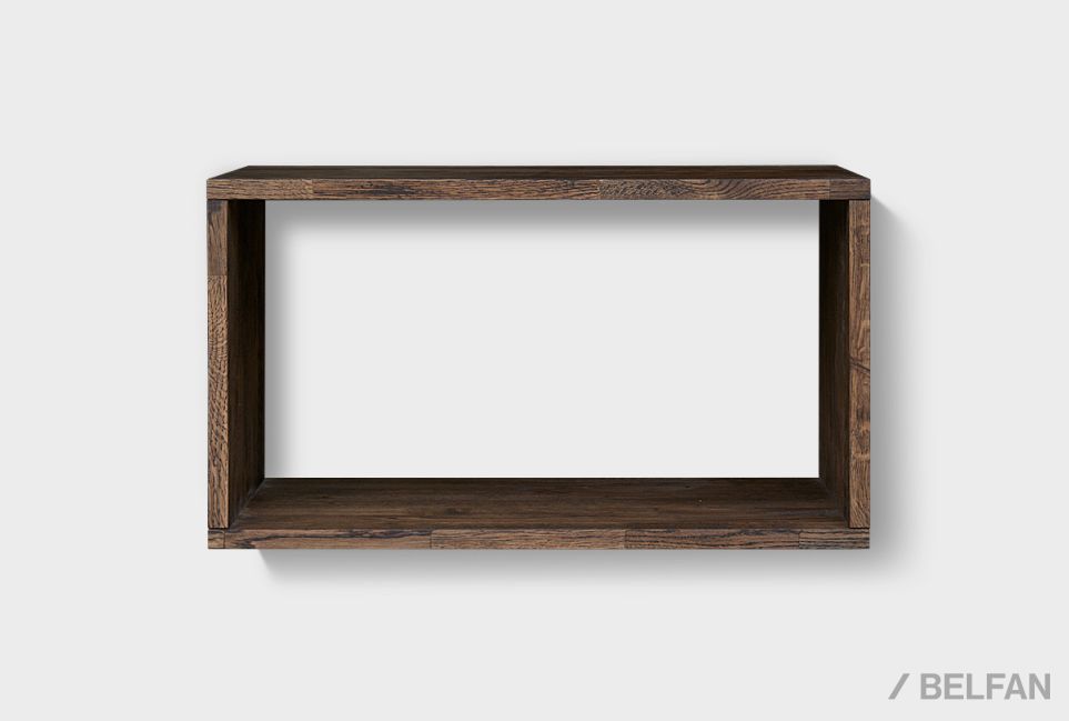 Полка настенная "Cube Design" 1 массив дуба 2