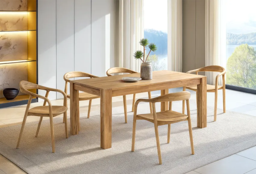 Стол обеденный «Берген» и стулья «Лугано» #7