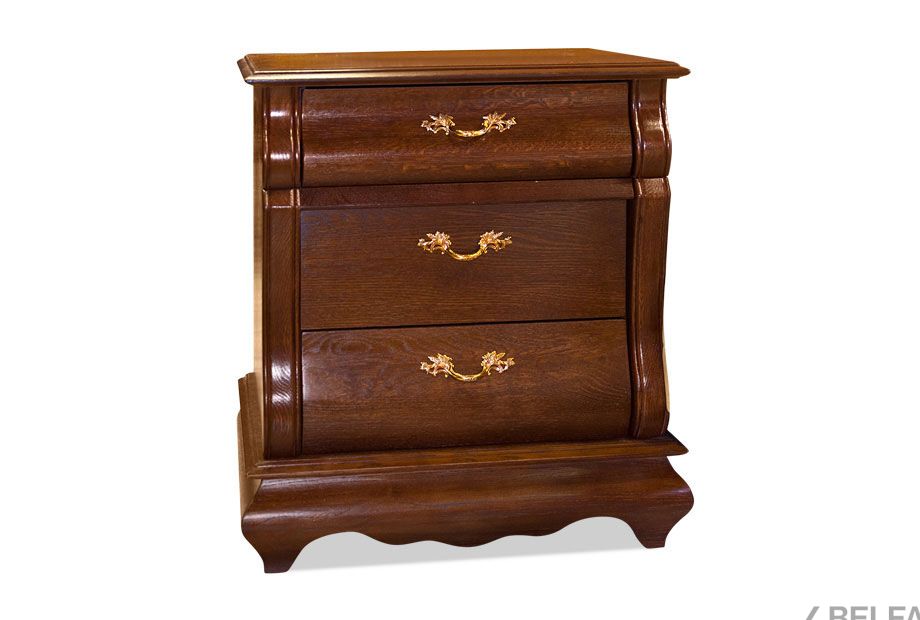 Тумба прикроватная "Тэфи" массив и шпон дуба 1