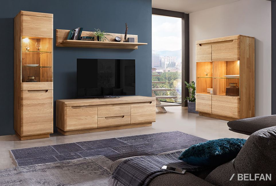 Тумба под ТВ "Бремен" 180 массив дуба 4