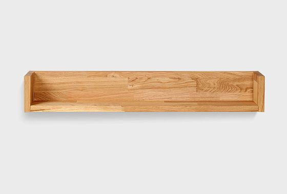 Полка настенная "Уоллстрит" массив дуба 5