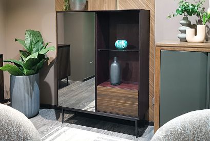 Тумба высокая "Монреаль" (зеркало); *А-018.81; к-мехенди, ф-абачи