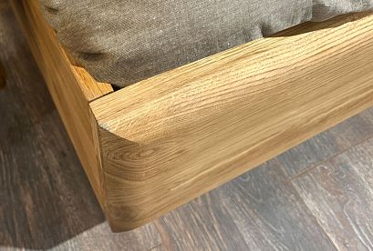 Кровать "Бремен"; без основания, без матраса; (1600x2000); дуб натуральный