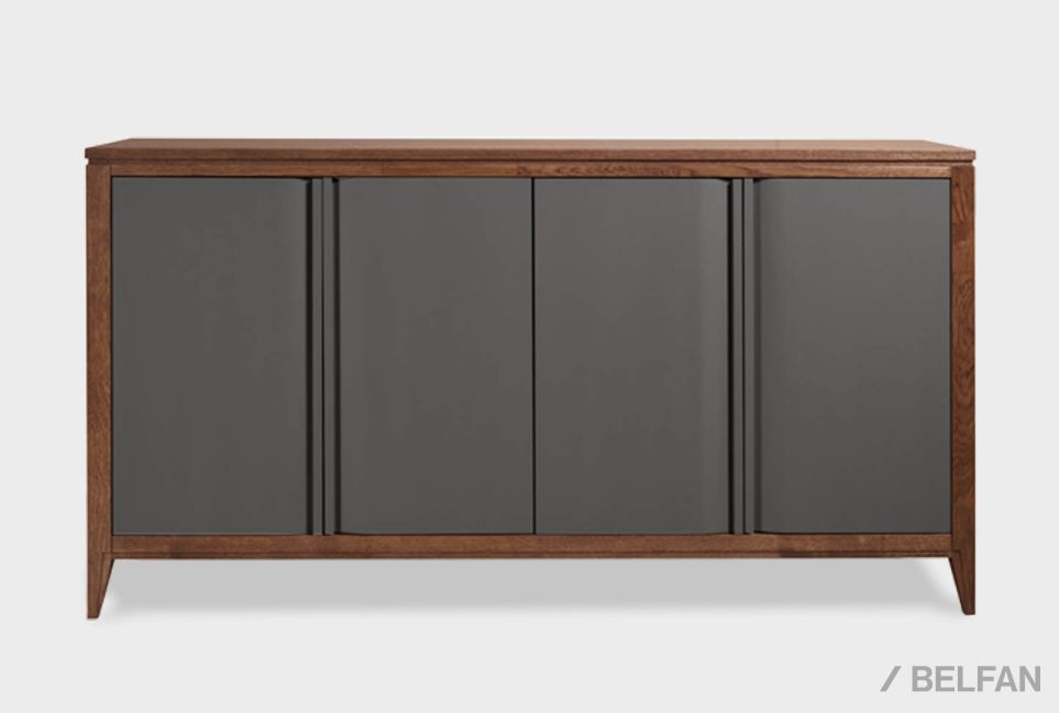 Тумба «Дакота» 4 массив и шпон дуба, МДФ 1