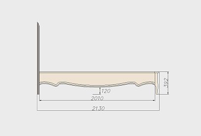 Кровать комбинированная "Трио"; без осн, без матр; *ММ-277-02/16Б-3; (1600x2000); коньяк с серебряной патиной+серебро; И-11 (М) (гр.Т7)
