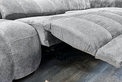 "Дженеси" диван с оттоманкой