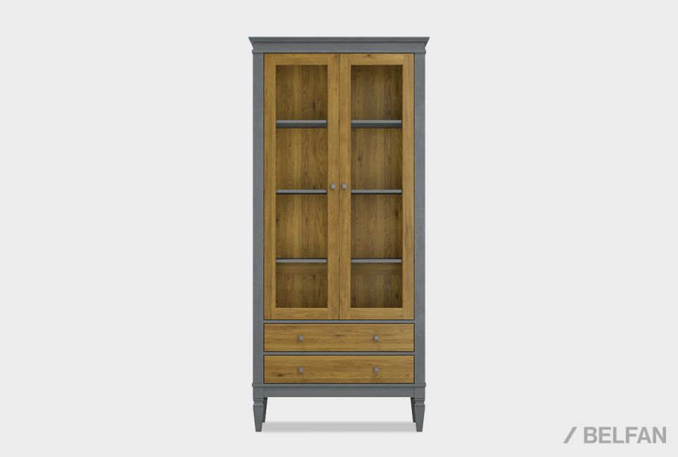 Витрина "Ольса-С" 202 массив сосны 3