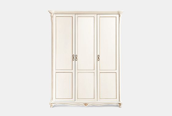 Шкаф 3-х дв. "Алези" (без зеркала) массив и шпон дуба 4