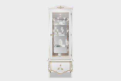 Шкаф с витриной 1-но дв. "Трио" (правый)