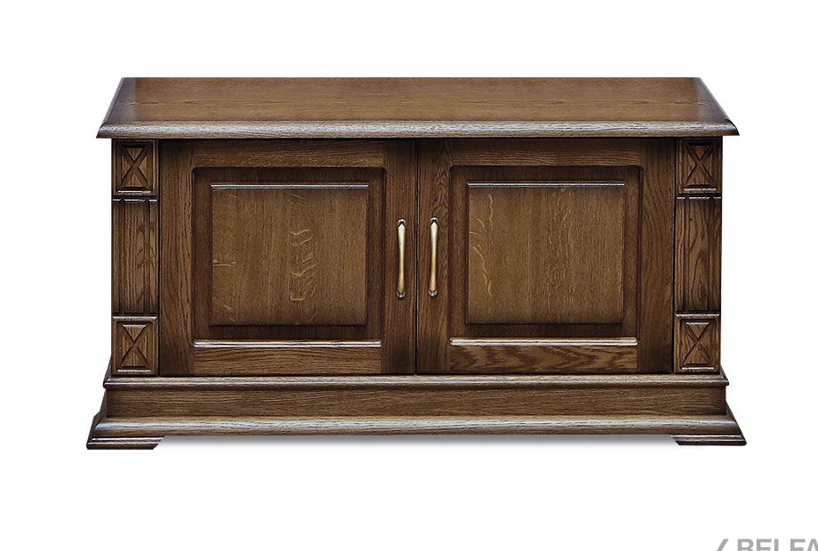 Тумба для обуви "Верди Люкс" 25 массив и шпон дуба 1