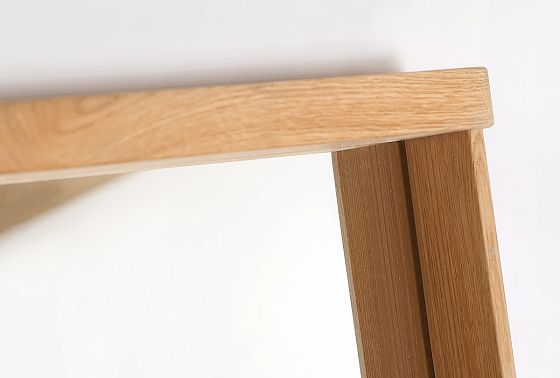 Зеркало настенное "Уоллстрит" (прямоугольное) массив дуба 5