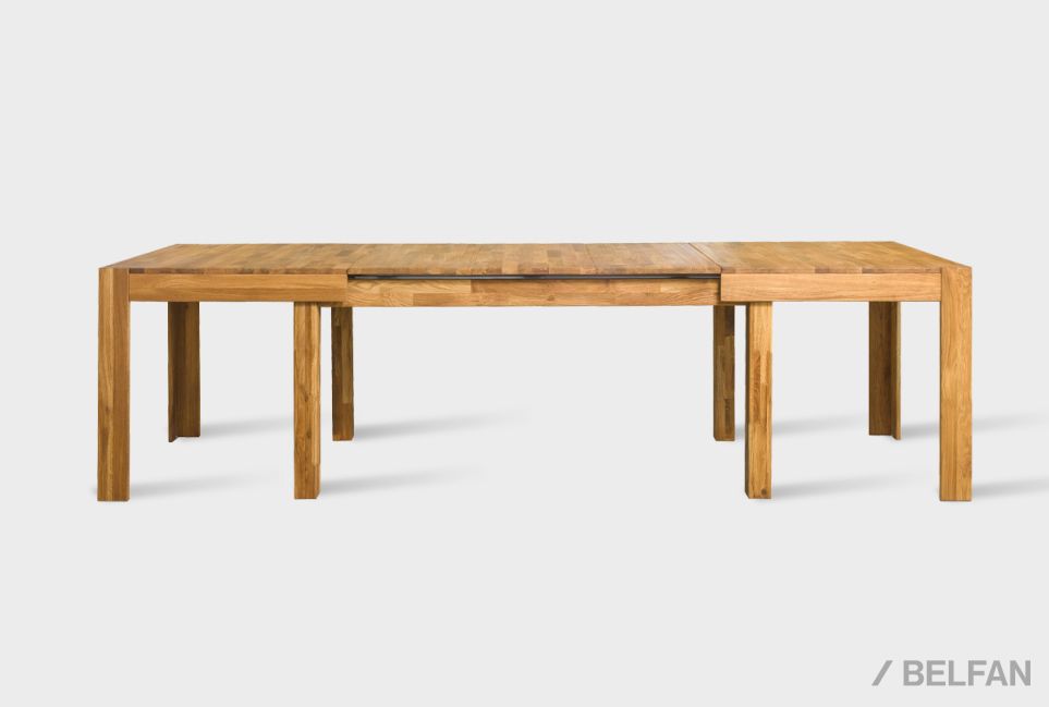 Стол обеденный "Макси" (раскладной) массив дуба 2