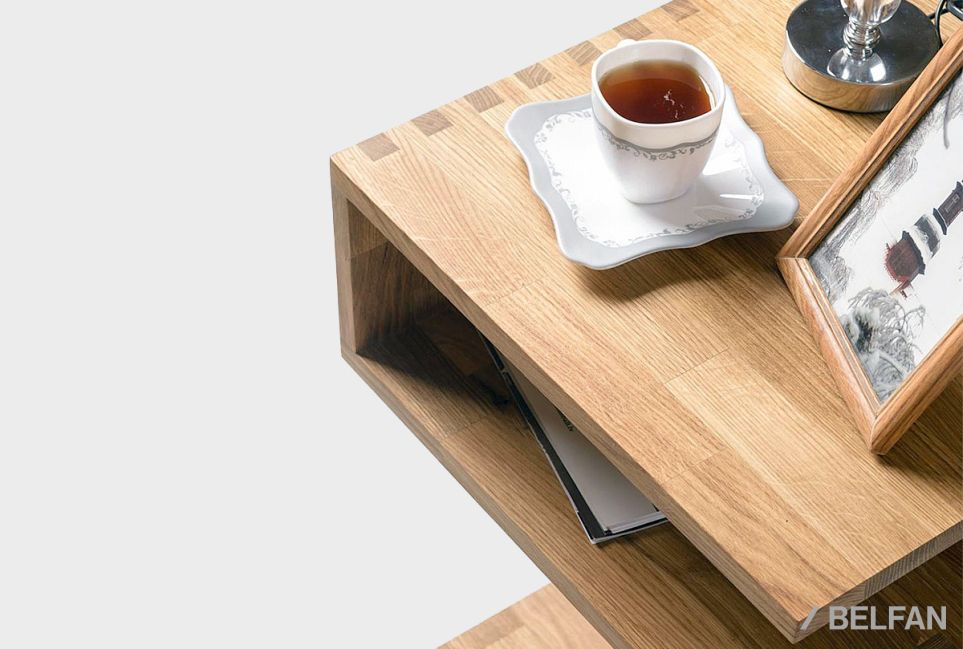 Стол приставной "Арт" (фигурный) массив дуба 2