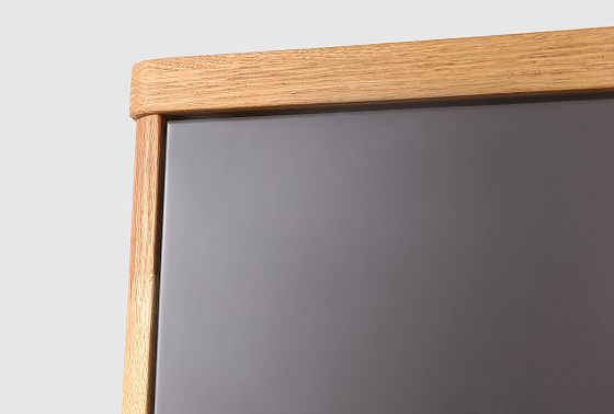 Шкаф навесной "Уоллстрит" (левый) массив дуба, МДФ 10