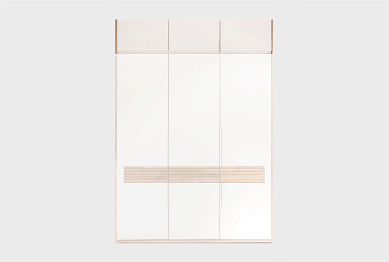 Дополнительная секция для шкафа 3-х дв. "Уоллстрит" массив дуба, МДФ 3