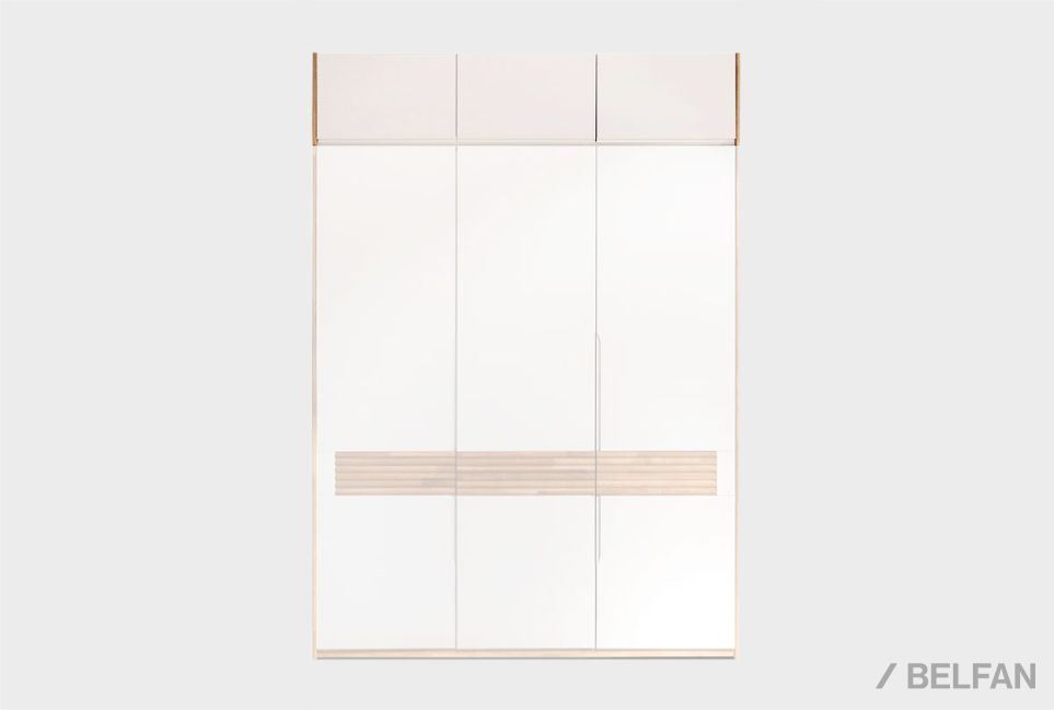 Дополнительная секция для шкафа 3-х дв. "Уоллстрит" массив дуба, МДФ 6