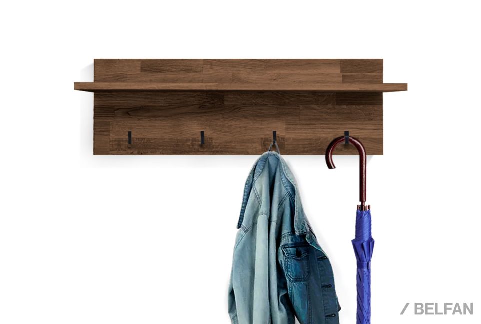 Вешалка настенная "Арт" массив дуба 1