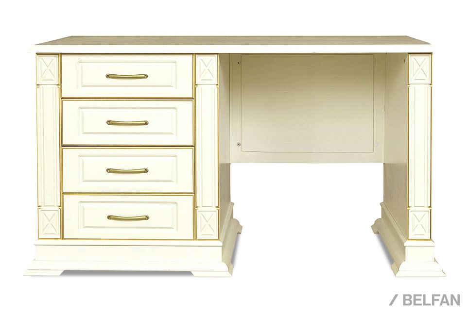 Стол письменный "Верди Люкс 9" массив и шпон дуба 1