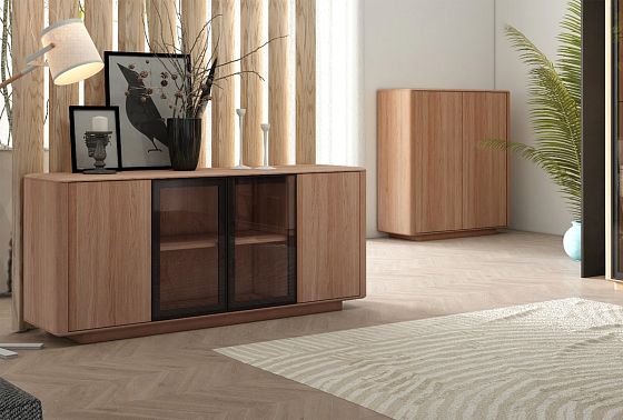 Тумба 4-х дв.«Тор» массив дуба 4