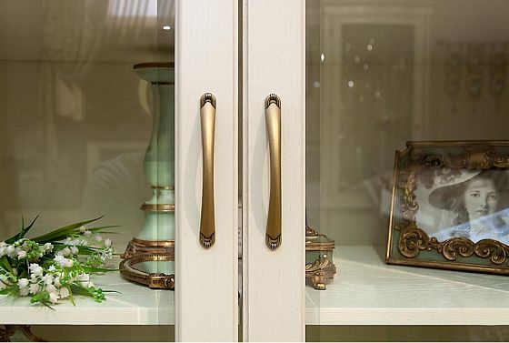 Набор мебели для библиотеки "Верди Люкс 2" массив и шпон дуба 4