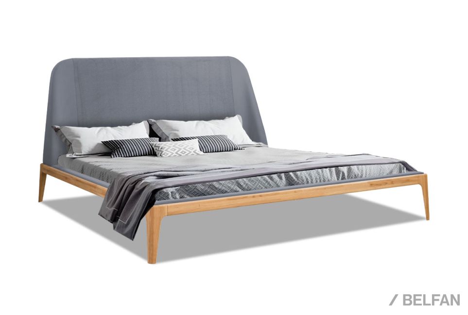 Кровать "Geneva" (мягкое изголовье) массив дуба 1