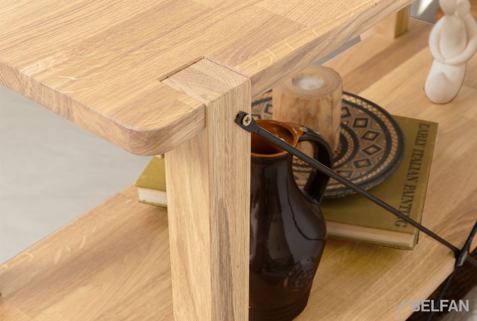 Стеллаж "Арт" 2 массив дуба 6