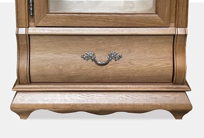 Шкаф с витриной 1-но дв. "Тэфи" (левый)