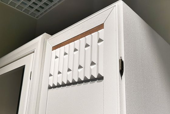 Шкаф для одежды 4-х дв. "Армония" с зеркалом массив и шпон дуба 4