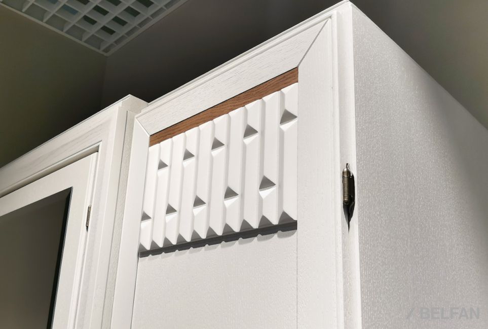 Шкаф для одежды 4-х дв. "Армония" с зеркалом массив и шпон дуба 2