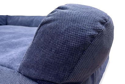 Лежанка для животных (прямоугольная); 1000х300х700; синяя